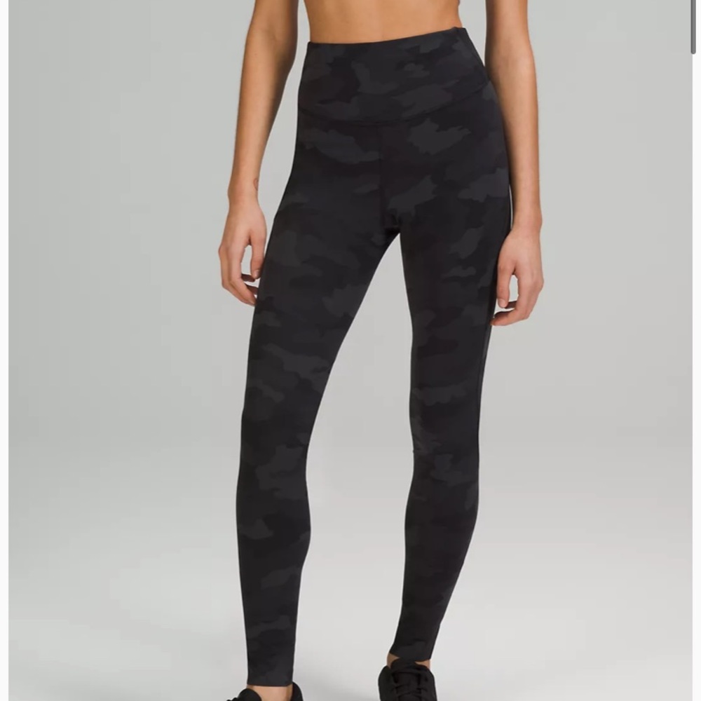 Lululemon Align Leggings in Heritage 365 Camo Deep Coal Multi